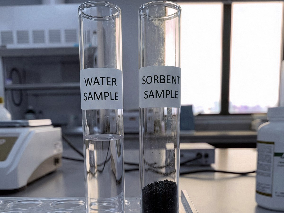 Water and sorbent samples